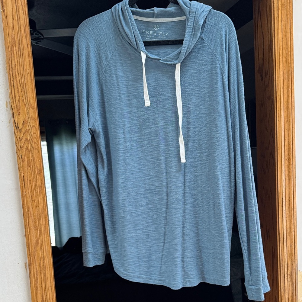 Free Fly Apparel Blue Hoodie